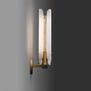Beryl Double White Glass Shard Wall Light, chandelier - view 4