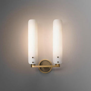 Beryl Double White Glass Shard Wall Light, chandelier - view 7