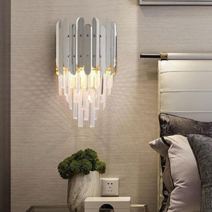 Natasha Conical Clear Crystal Wall Sconce 16"H, chandelier - view 5