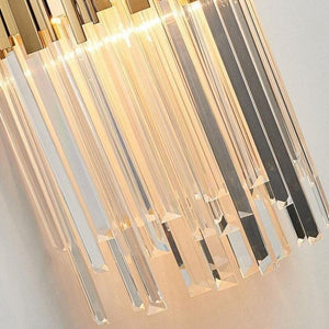 Gold Clear Crystal Wall Sconce 18"H, chandelier - view 6