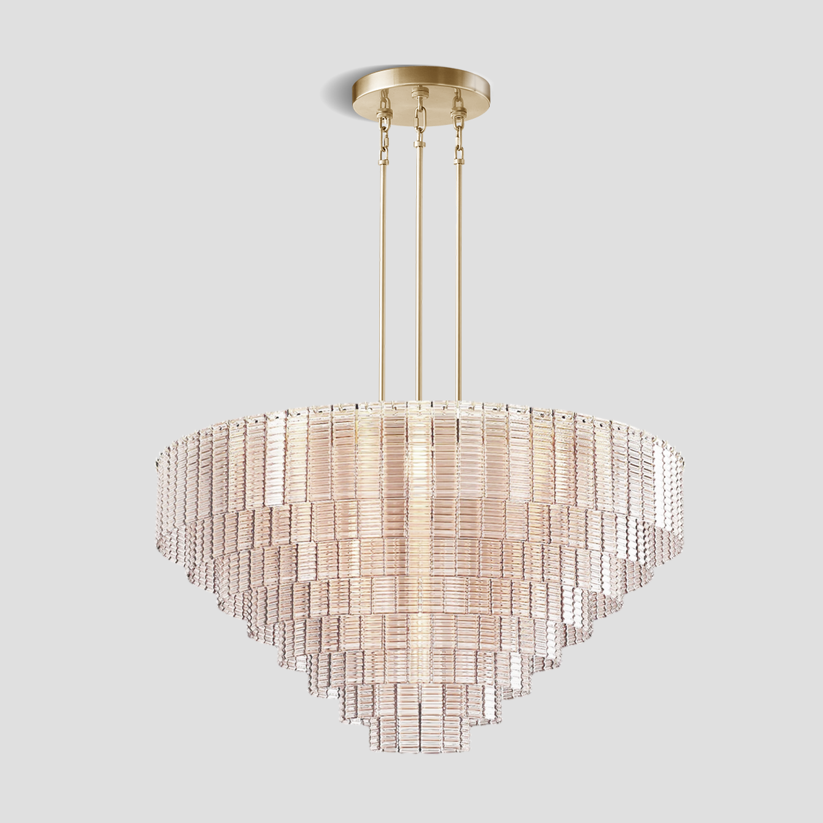 Guts Round Glass Tile Chandelier - view 6
