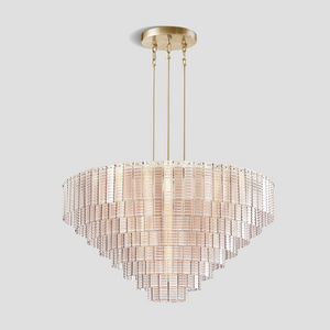 Guts Round Glass Tile Chandelier - view 6