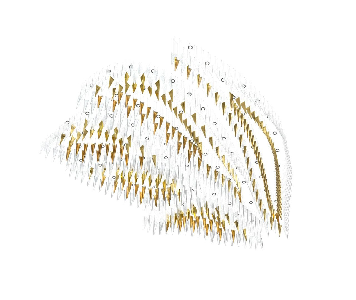 Galaxy Breeze Meteor Shower Crystal Spiral Chandelier - view 12