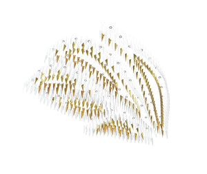Galaxy Breeze Meteor Shower Crystal Spiral Chandelier - view 12