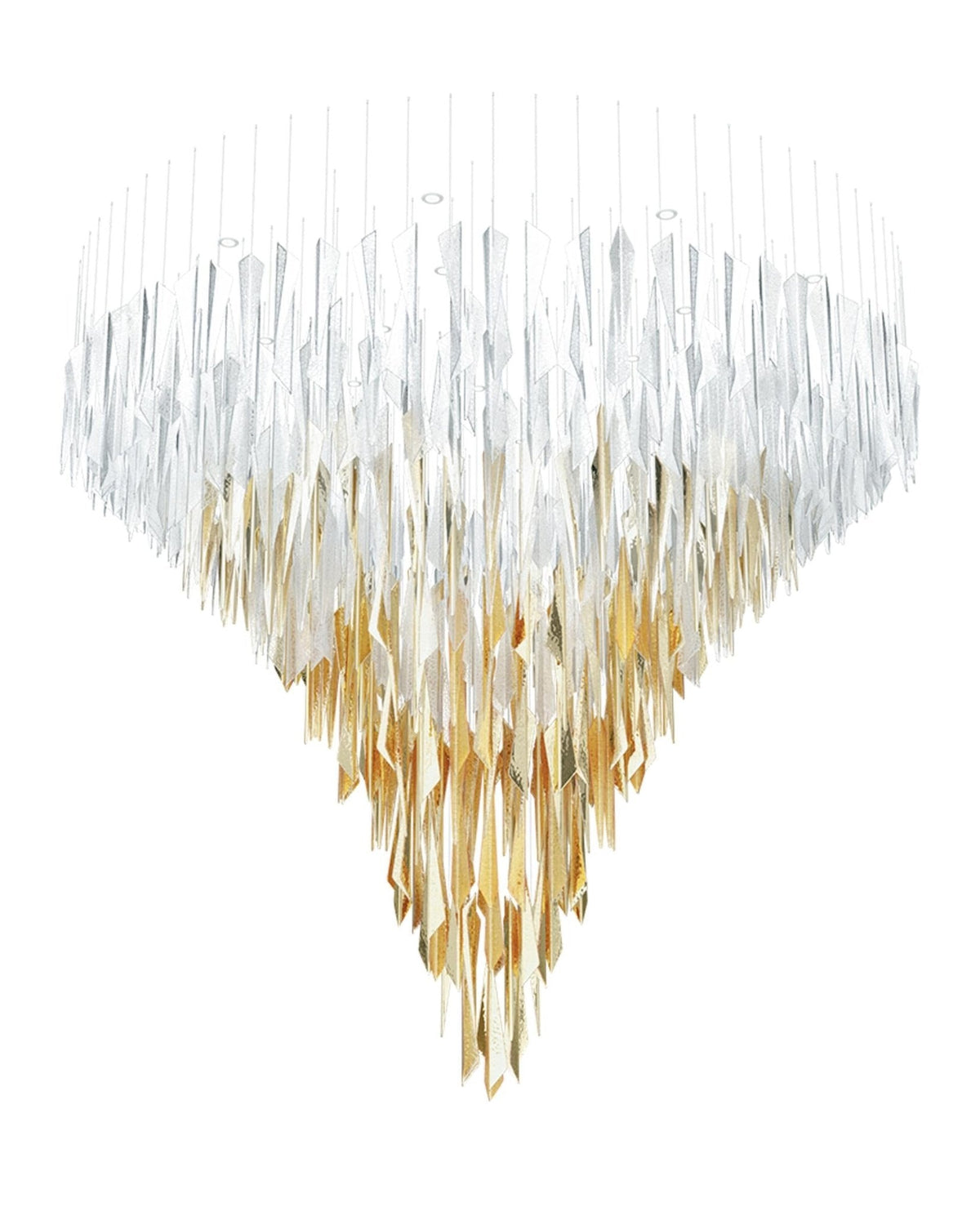 Galaxy Breeze Meteor Shower Crystal Spiral Chandelier - view 8