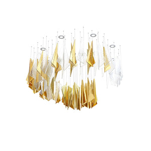 Galaxy Breeze Meteor Shower Crystal Spiral Chandelier - view 41