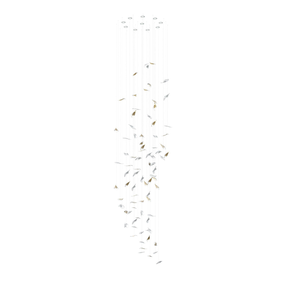 Galaxy Breezeleaf Meteor Shower Crystal Spiral Chandelier - view 6