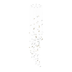 Galaxy Breezeleaf Meteor Shower Crystal Spiral Chandelier - view 6