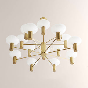 Broad Two-Layer Round Chandelier - view 2