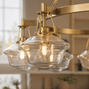 Bubble Glass 8-Light Round Pendant D1000, chandelier - view 4