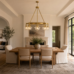 Bubble Glass 8-Light Round Pendant D1000, chandelier - view 6