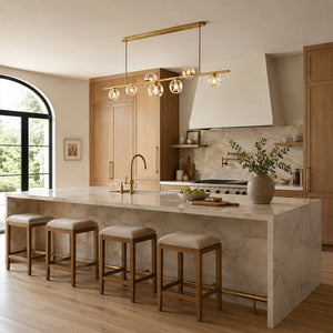 Bubora Clear Glass Linear Chandelier - view 5