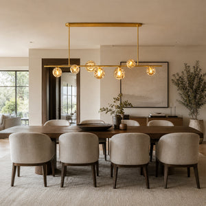 Bubora Smoke Glass Linear Chandelier - view 5