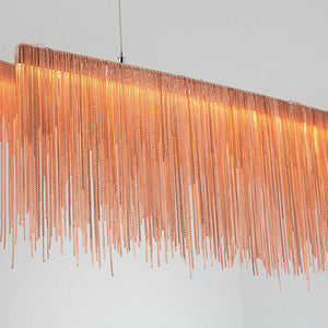 Bunny Aluminum Chain Tassel Chandelier - view 11