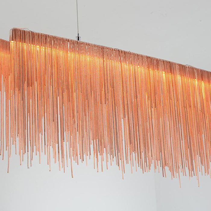 Bunny Aluminum Chain Tassel Chandelier - view 11