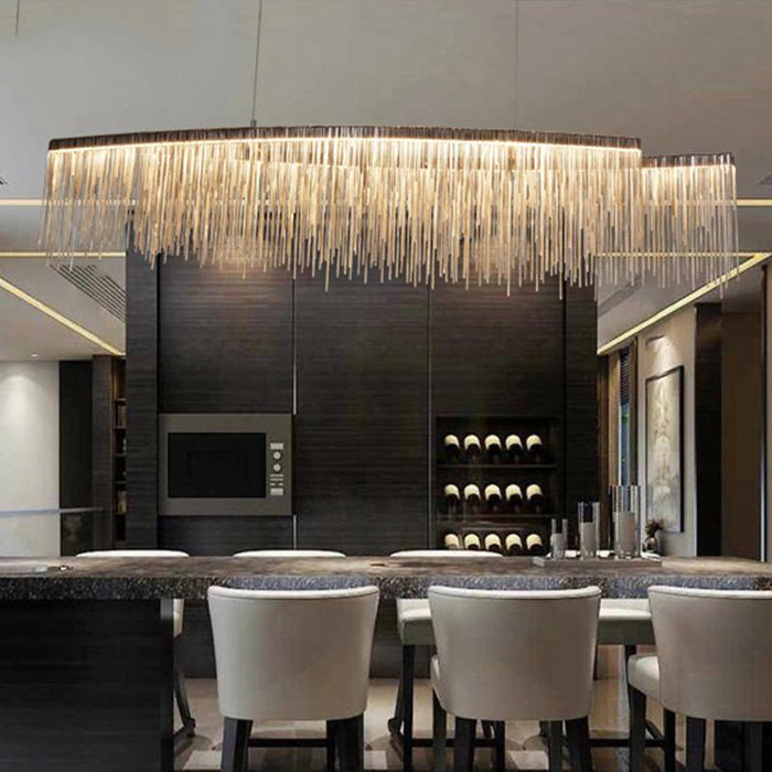 Bunny Aluminum Chain Tassel Chandelier - view 2