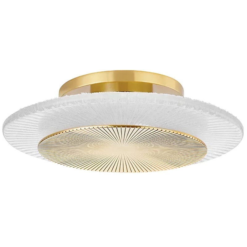 Ovo Ice Glass Round Flushmount, flush mount - view 5