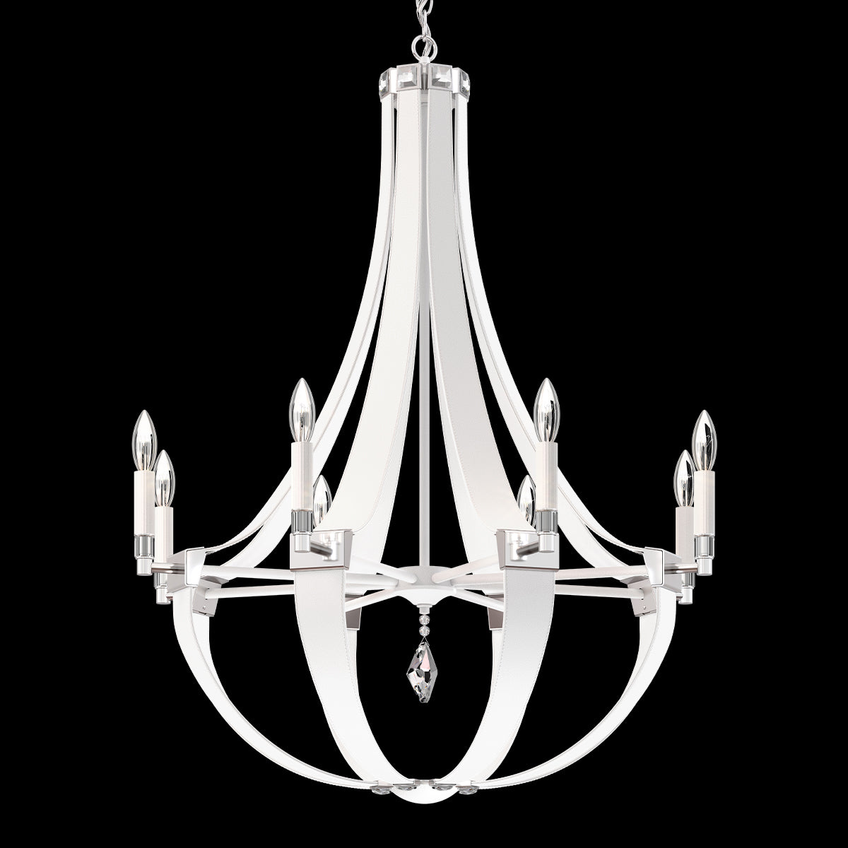 Crystal Empire Chandelier 30" - view 2
