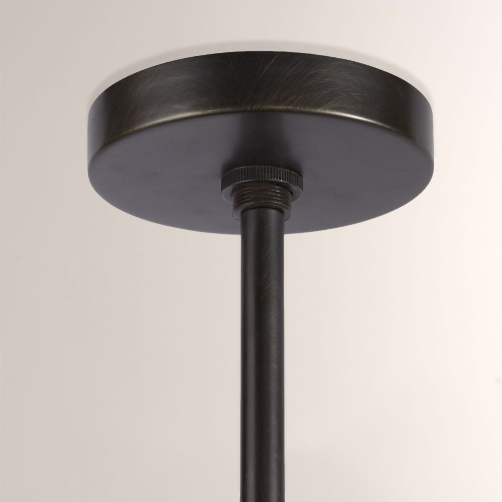 Camilla Round Rattan Chandelier - view 5