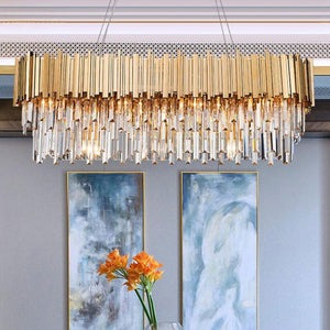 Candi Crystal Chandelier for Dining Room - view 2