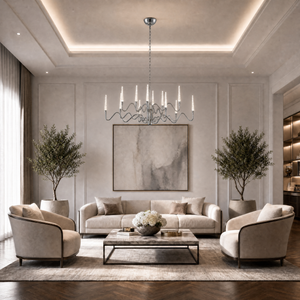 Ashford Modern Oval Chandelier 47.2"L - view 7