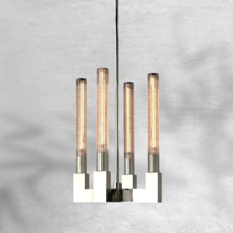 Chantelle Glass Pendant Lighting, chandelier - view 5
