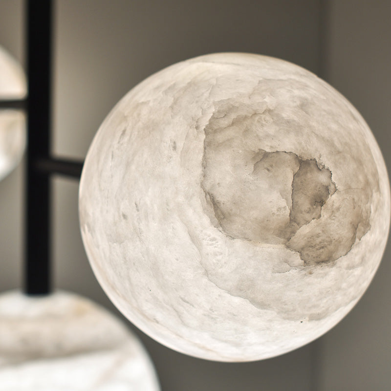 Alabaster Sphere Modern Artistic Chandelier Light - view 4