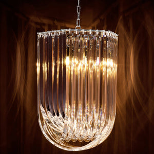 Caserta Modern Chandelier - Nickel - view 4