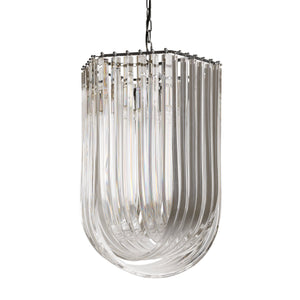 Caserta Modern Chandelier - Nickel - view 2