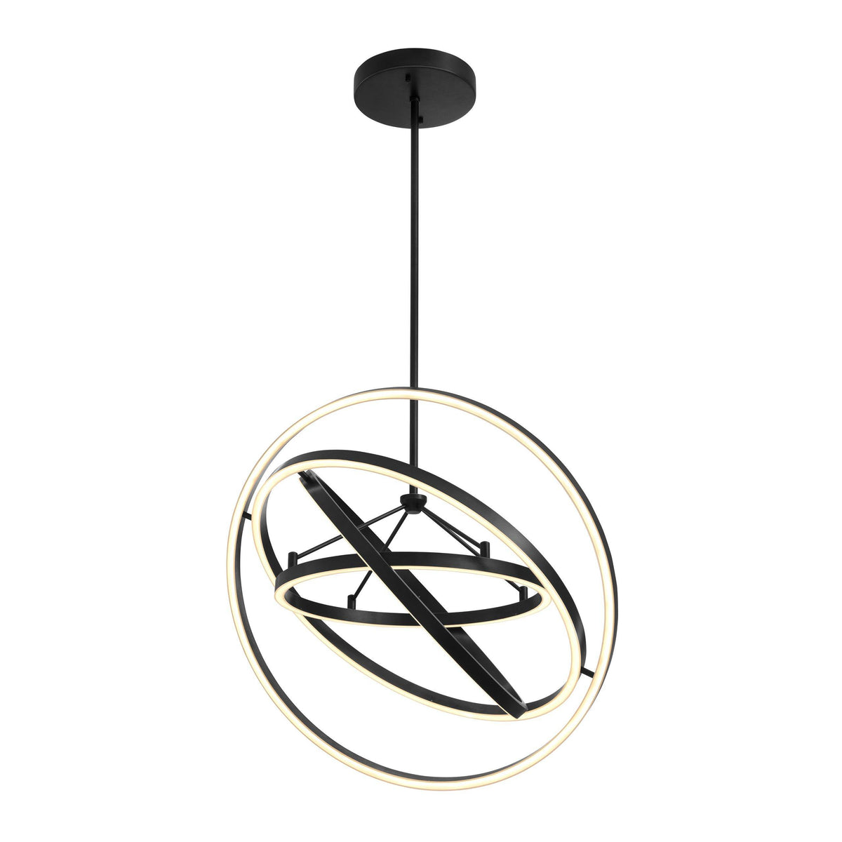 Cooper Modern Brass Chandelier - Brass/Bronze - view 10