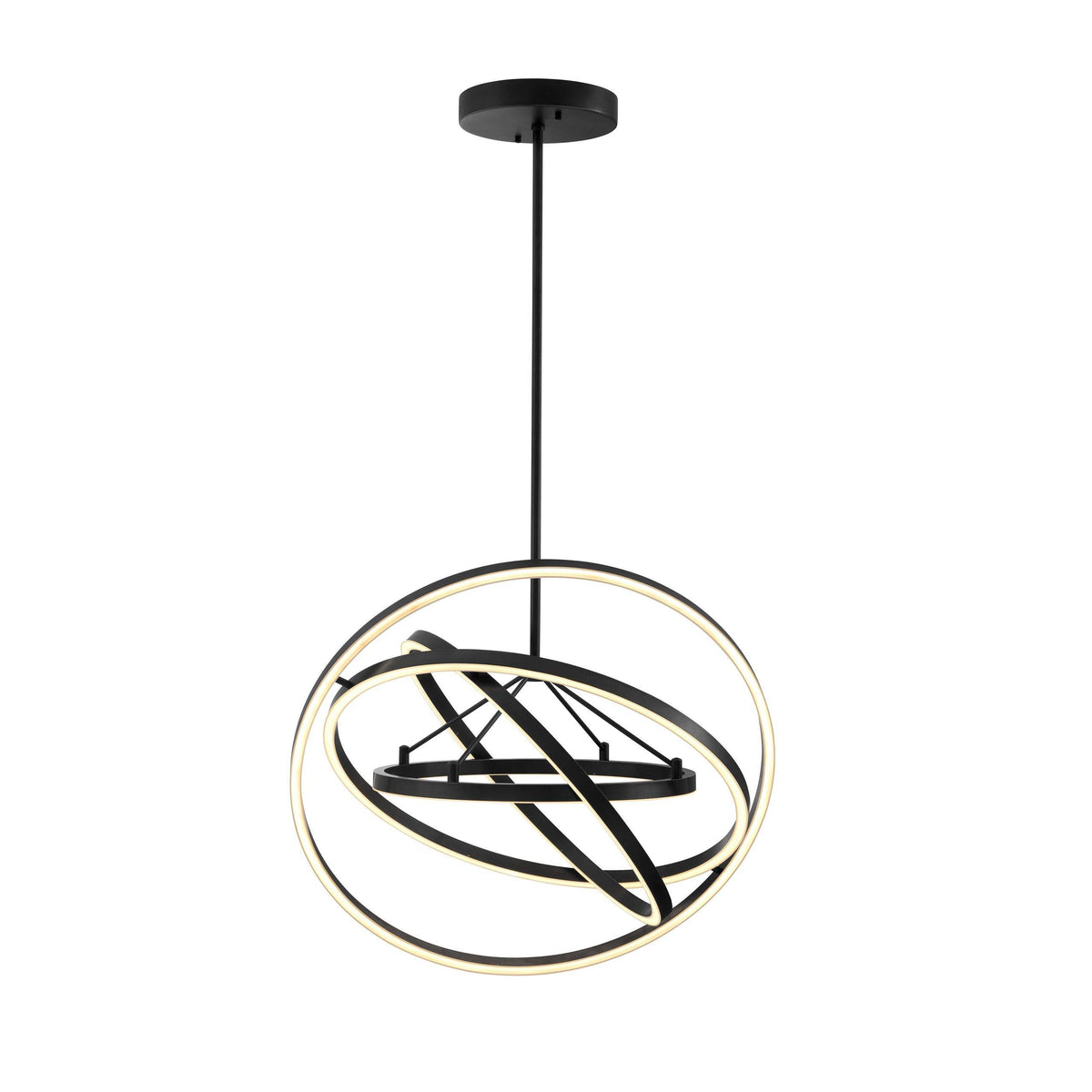 Cooper Modern Brass Chandelier - Brass/Bronze - view 9