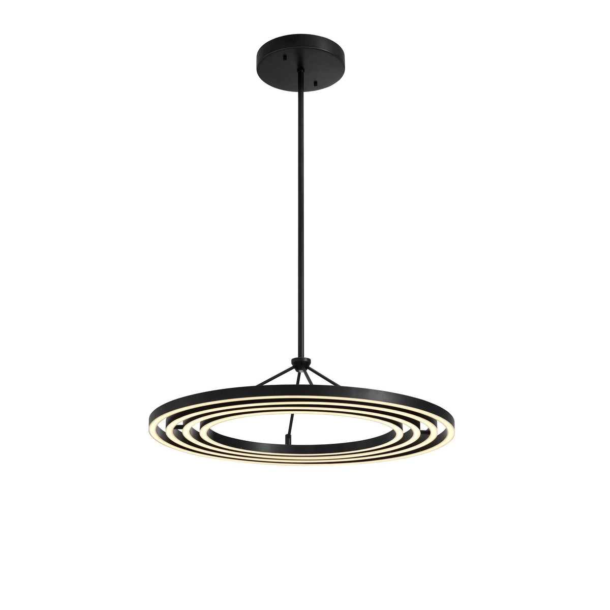 Cooper Modern Brass Chandelier - Brass/Bronze - view 7