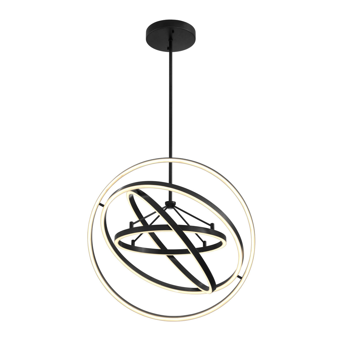 Cooper Modern Brass Chandelier - Brass/Bronze - view 6