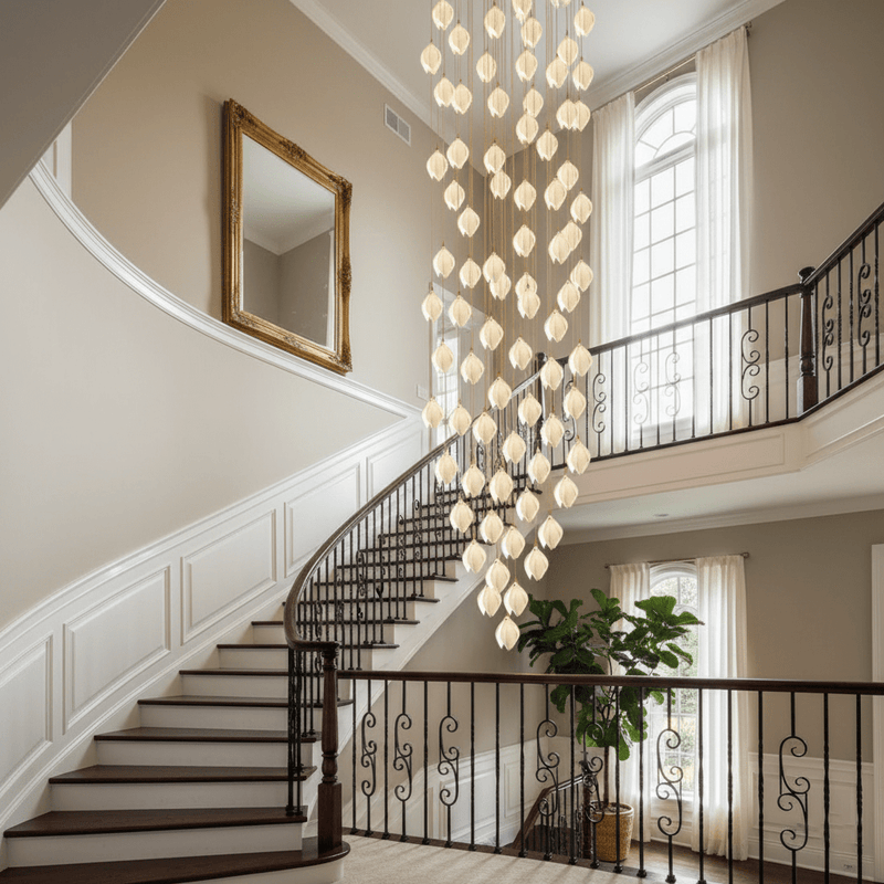 Galaxy Celeste Flora Crystal Spiral Chandelier - view 6