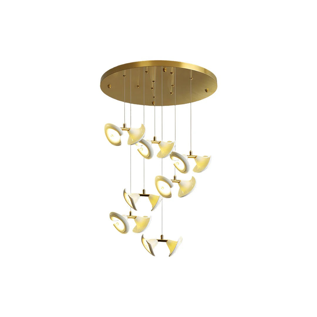 Ceramic Chandeliers Luxury Tulip Flower Ceiling Light - view 9