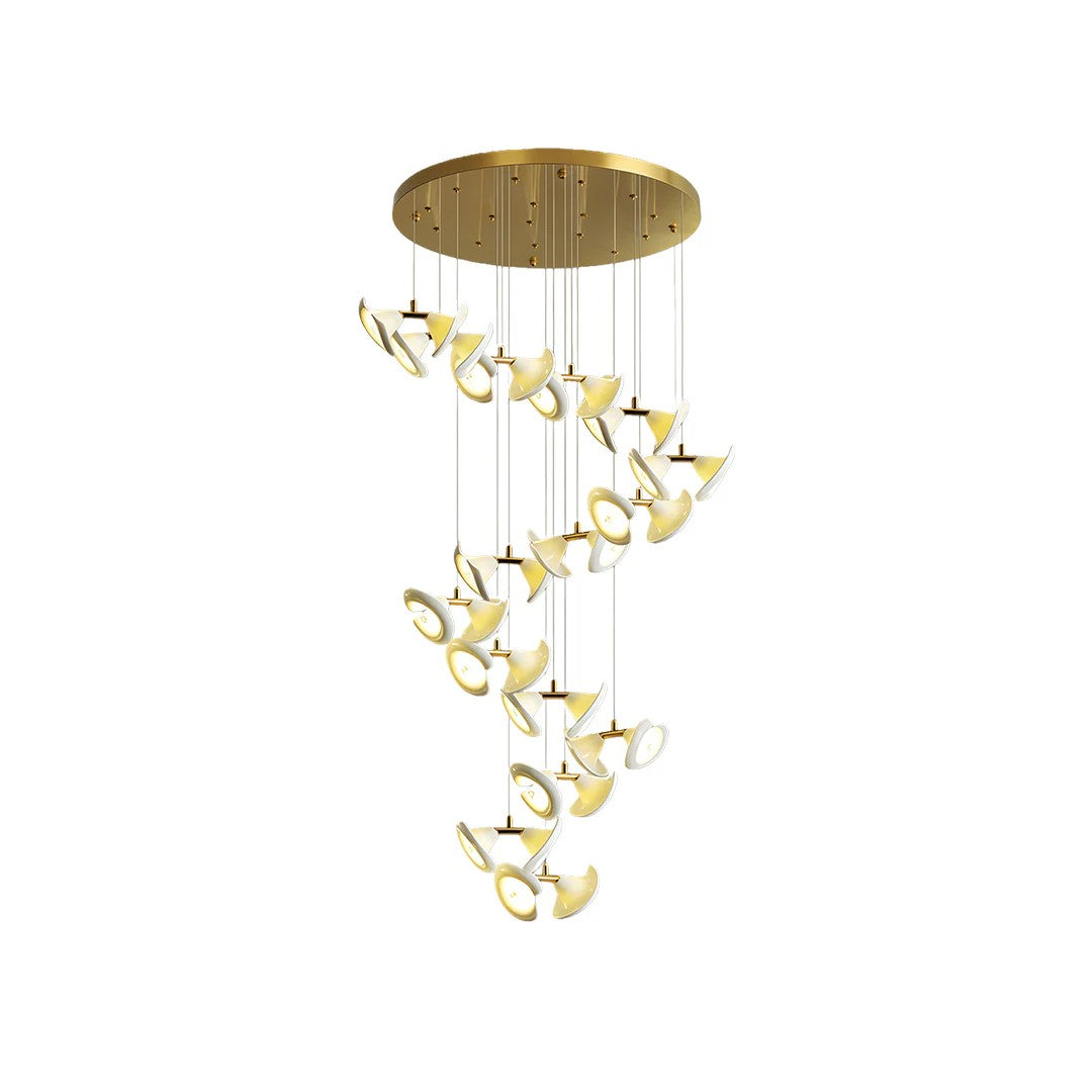 Ceramic Chandeliers Luxury Tulip Flower Ceiling Light - view 11