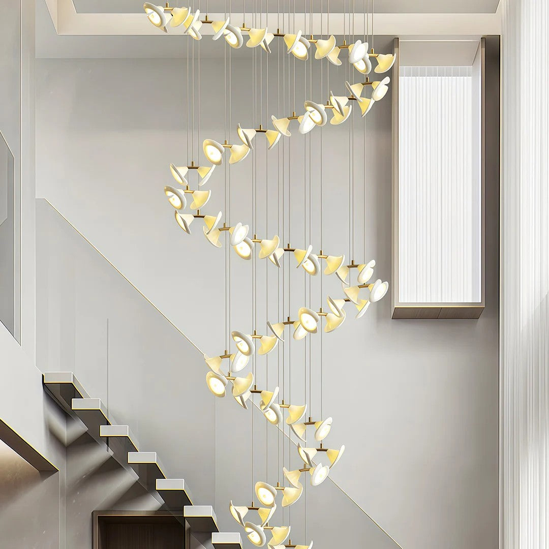 Ceramic Chandeliers Luxury Tulip Flower Ceiling Light - view 4