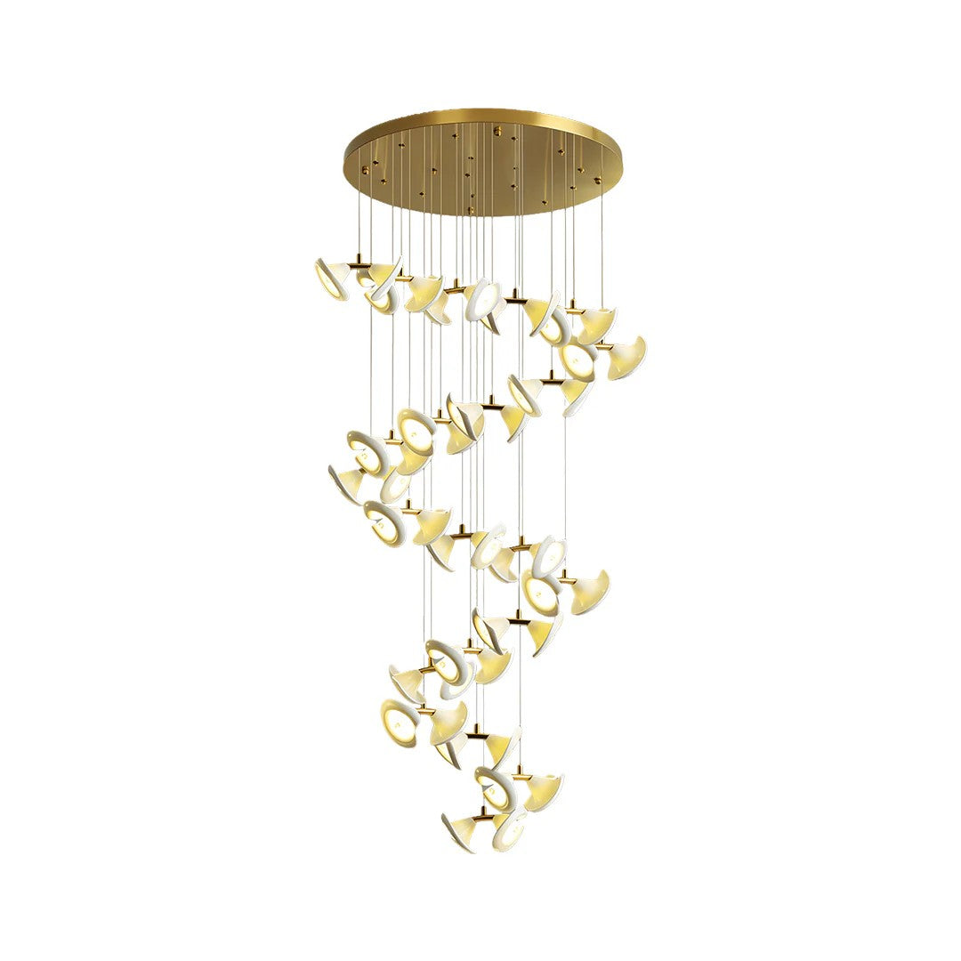Ceramic Chandeliers Luxury Tulip Flower Ceiling Light - view 12