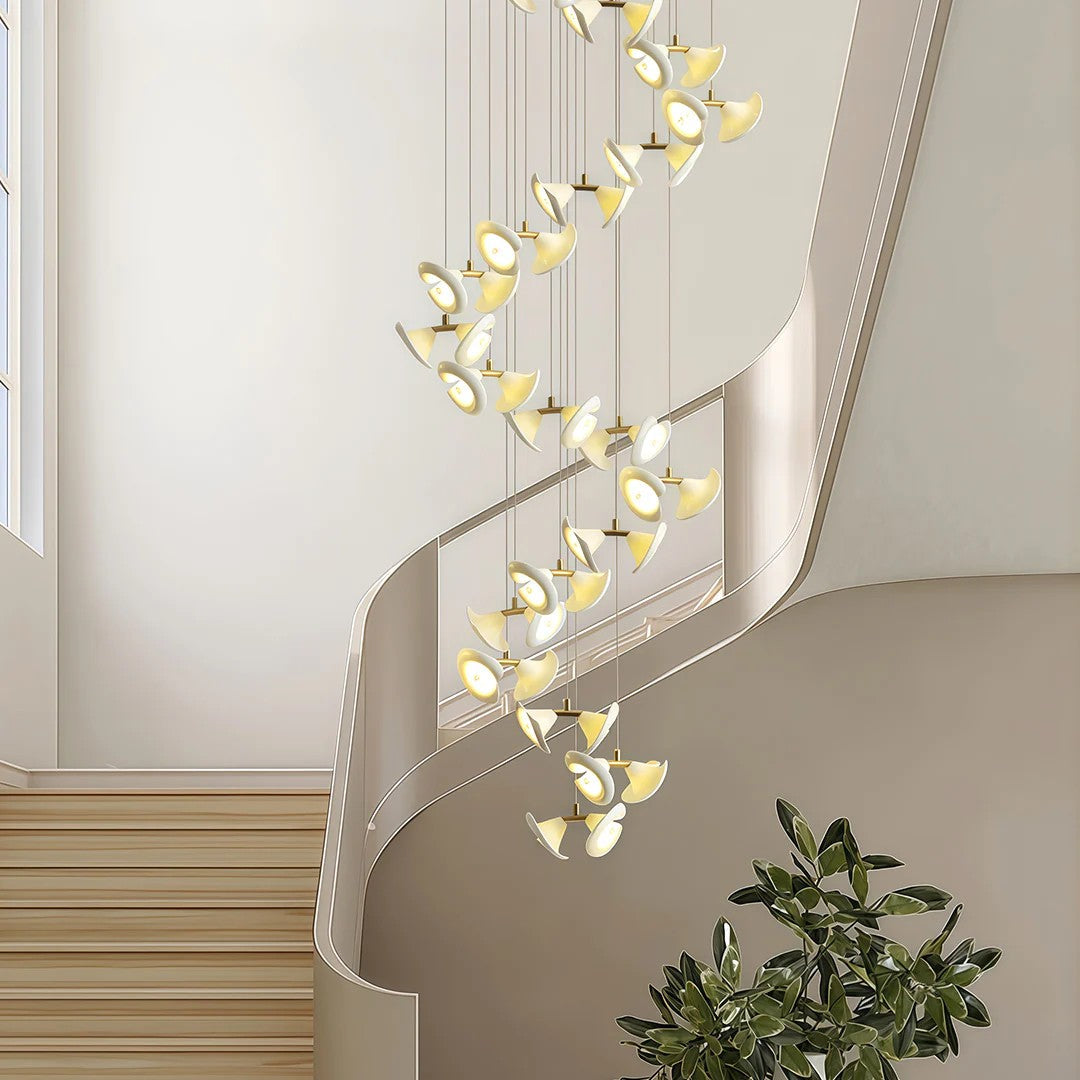 Ceramic Chandeliers Luxury Tulip Flower Ceiling Light - view 3