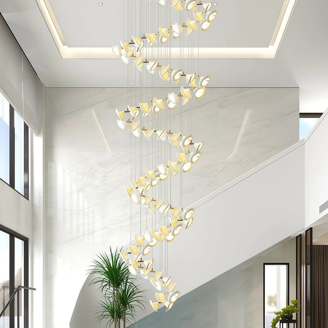 Ceramic Chandeliers Luxury Tulip Flower Ceiling Light - view 5