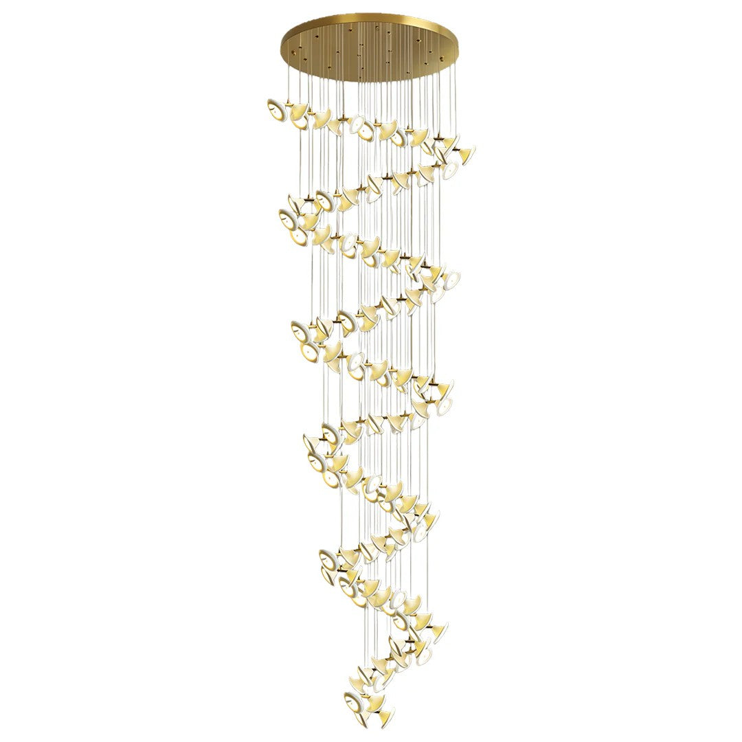 Ceramic Chandeliers Luxury Tulip Flower Ceiling Light - view 15