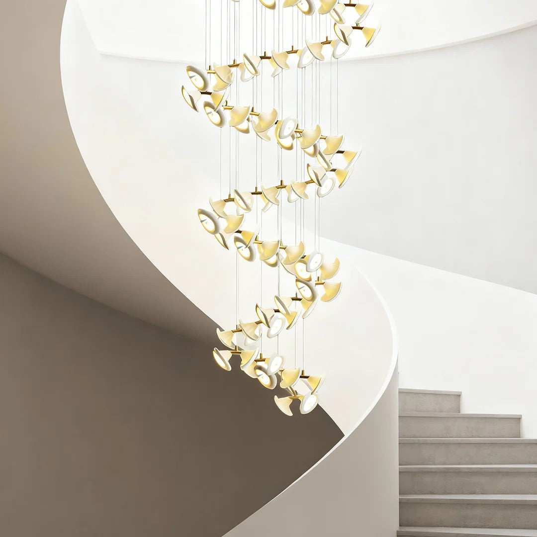 Ceramic Chandeliers Luxury Tulip Flower Ceiling Light - view 2