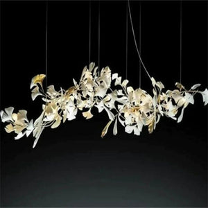 Eden Ginkgo Ceramic Luxury Branch Chandelier - view 5