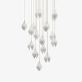 Galaxy Celeste Flora Crystal Spiral Chandelier