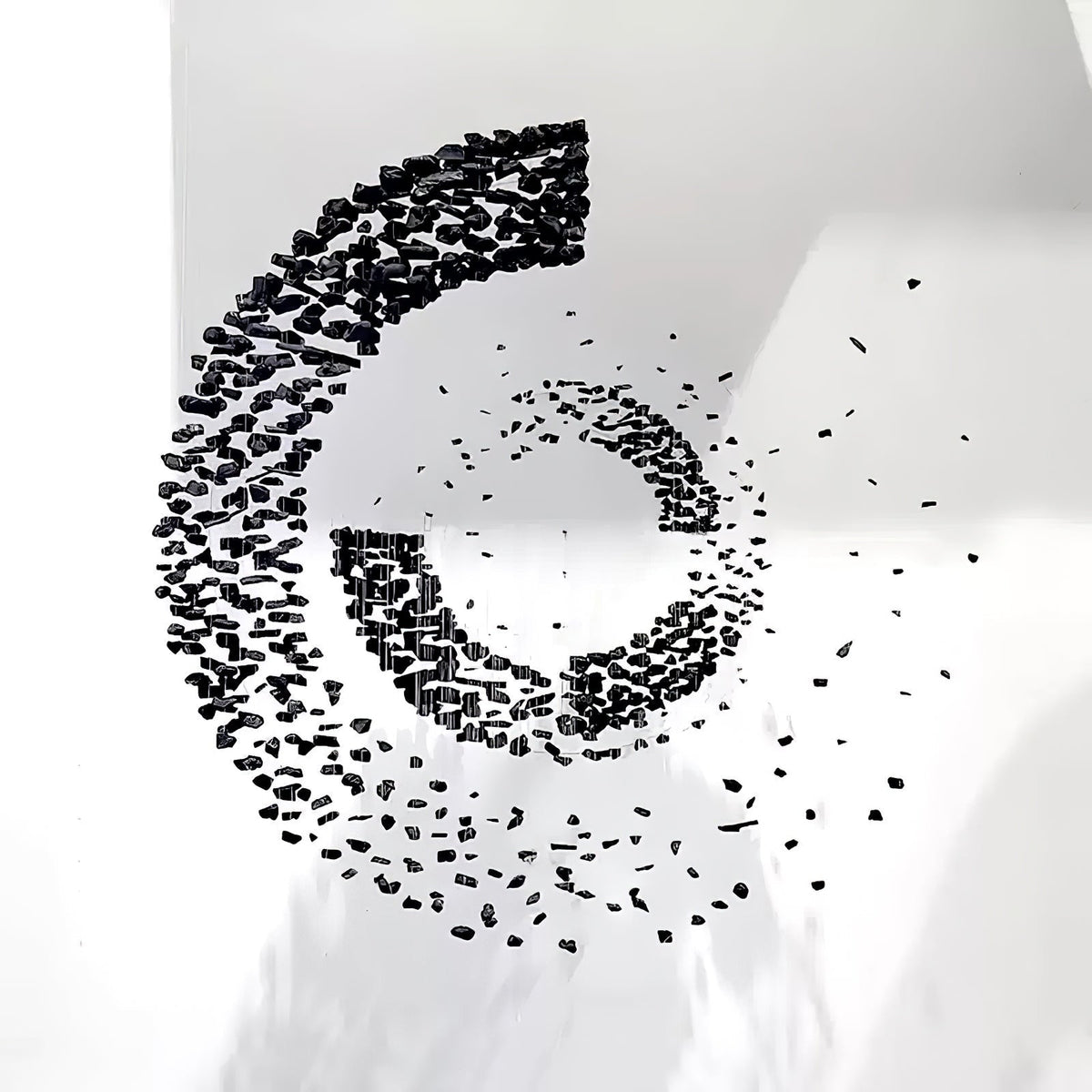 The Charcoal Halo LED Stone Crystal Chandelier - view 24