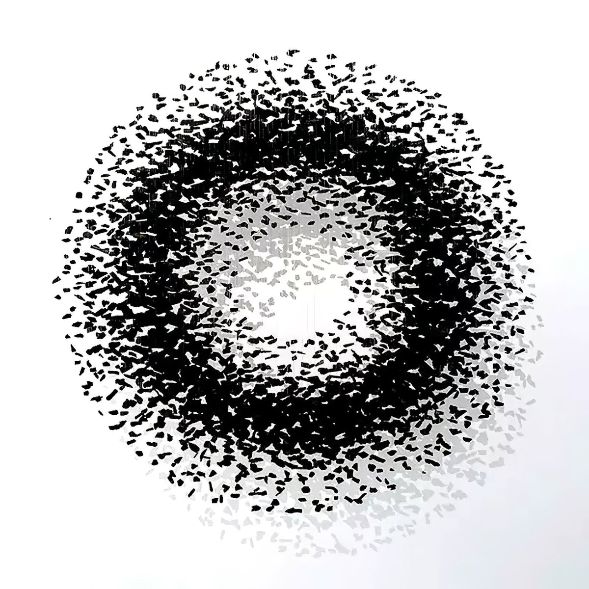 Charcoal Cascade Pixel Chandelier - view 18