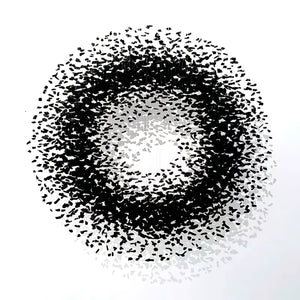 Charcoal Cascade Pixel Chandelier - view 18