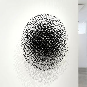 Charcoal Cascade Pixel Chandelier - view 17