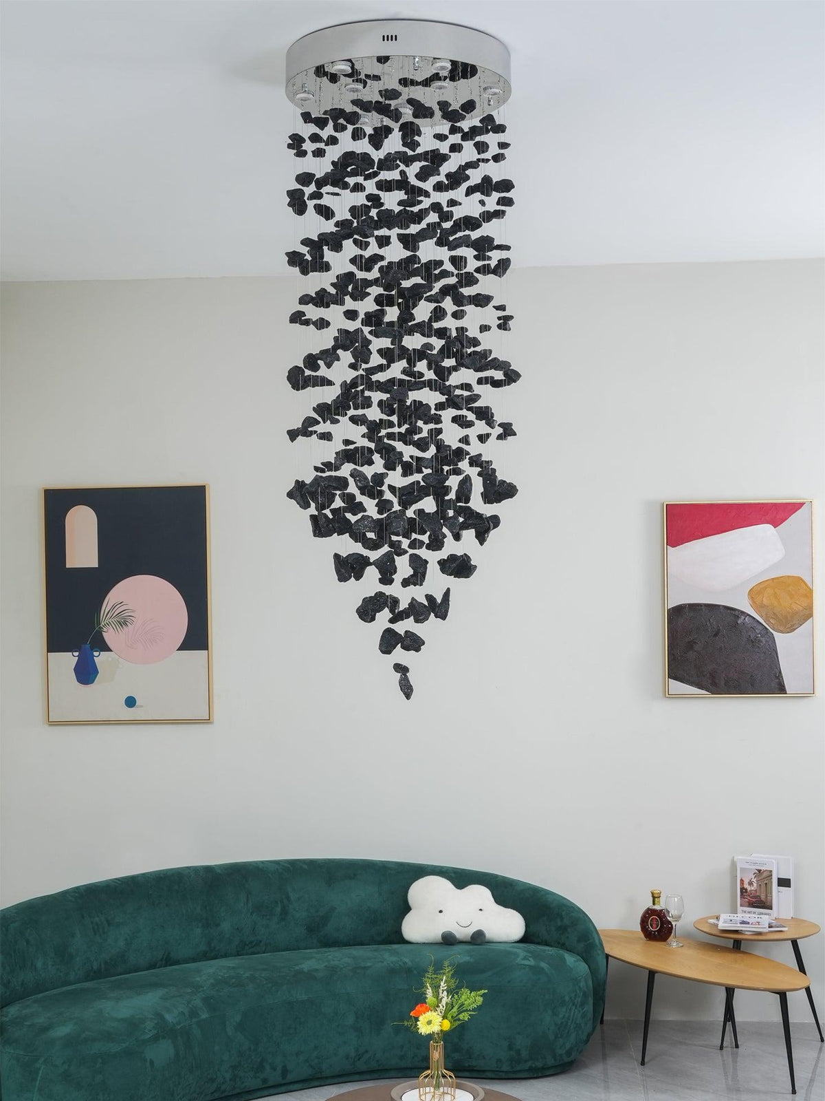Black Stones Chandeliers - view 16