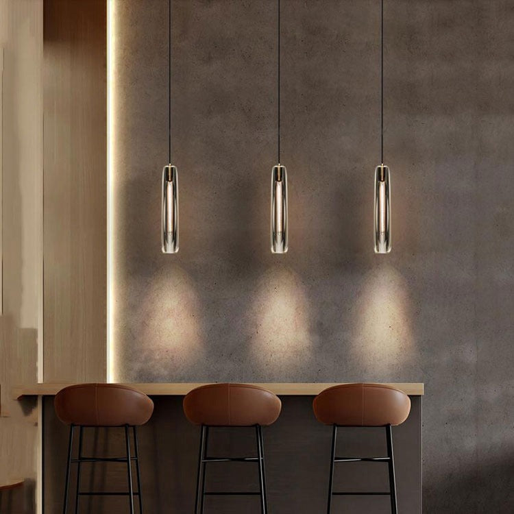 Fenella Crystal Pendant Light Over Kitchen Island - view 2